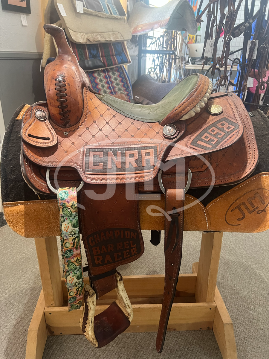 13.5" Robert Yellowhair CNRA Barrel Saddle