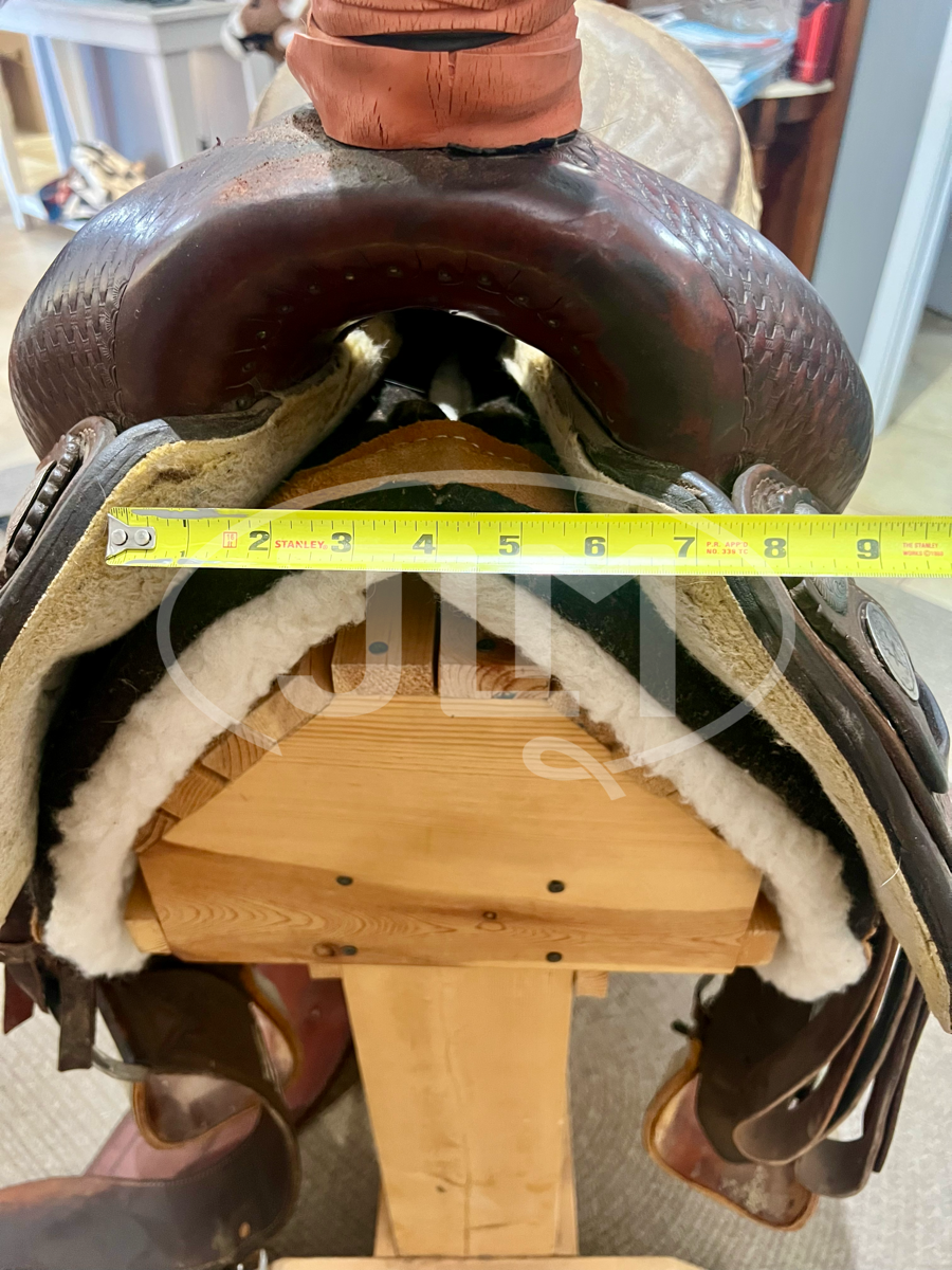 15" Billy Cook Team Roping Saddle