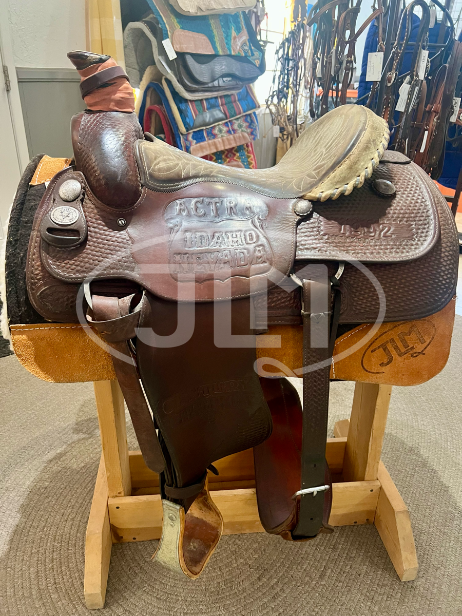 15" Billy Cook Team Roping Saddle