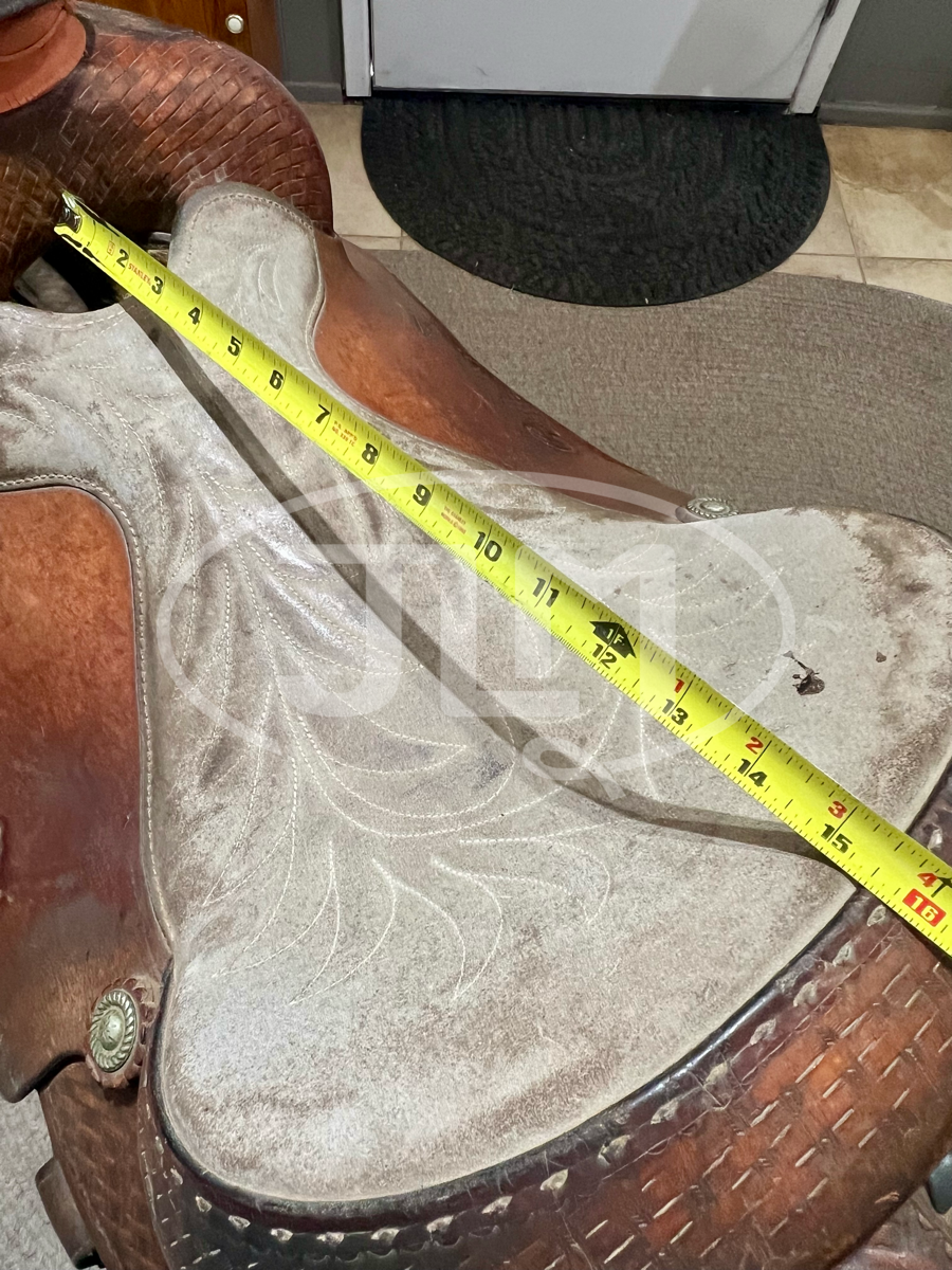 15" Carson River Bar M Team Roping Saddle
