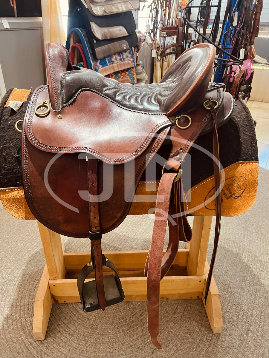 15.5" Tucker River Plantation BNT X Wide Endurance Saddle