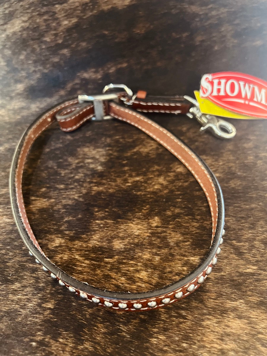 Showman Leather Wither Strap with Scissor Snap End