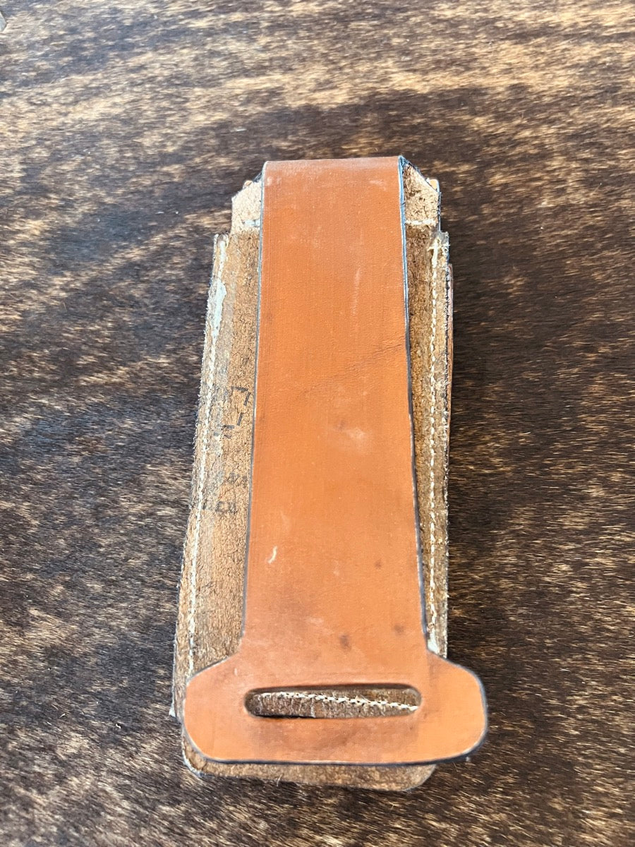 Custom Handmade Leather Saddle Cell Phone Case Holder