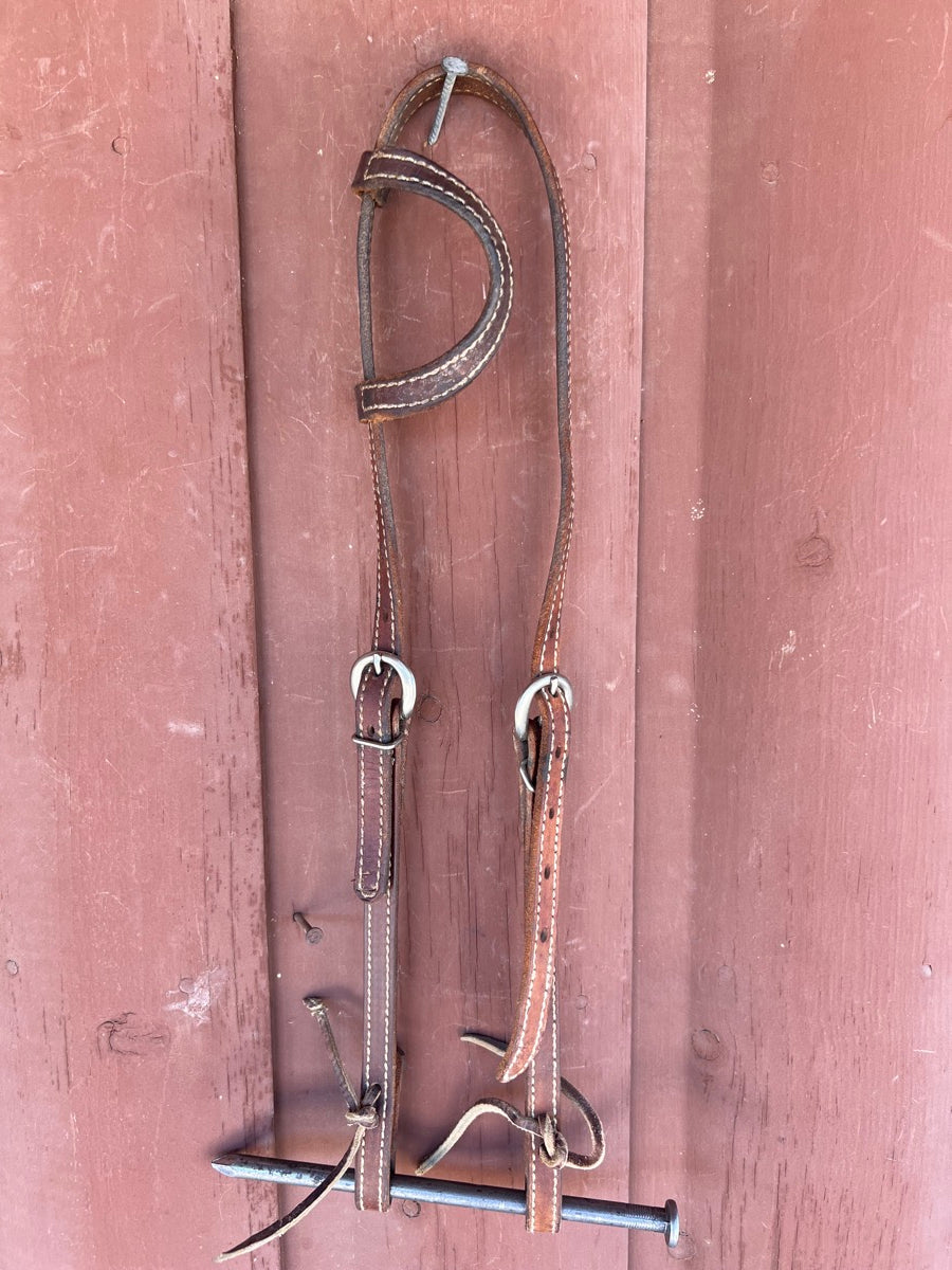 One Ear Leather Headstall    HS1131