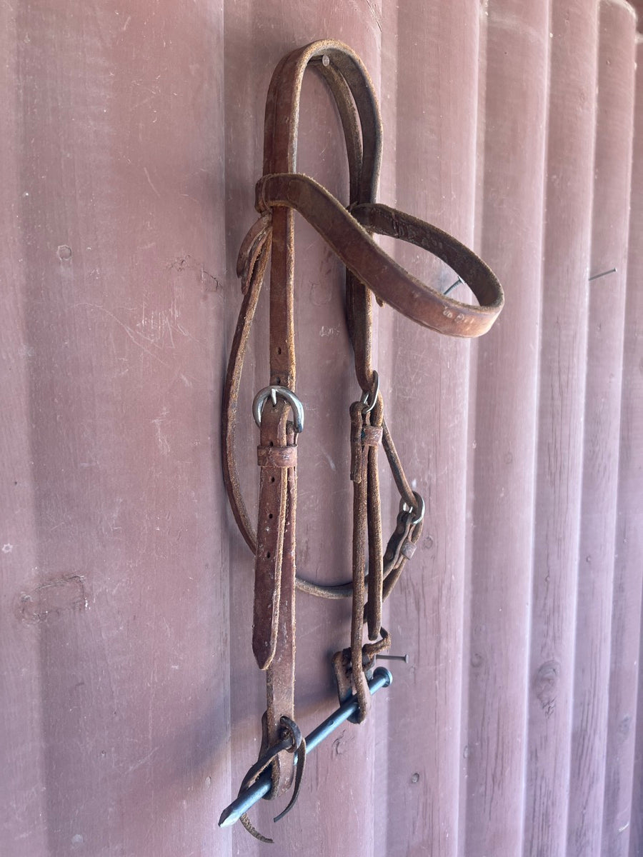 Champion Turf Heavy Harness Leather Browband Headstall    HS1155