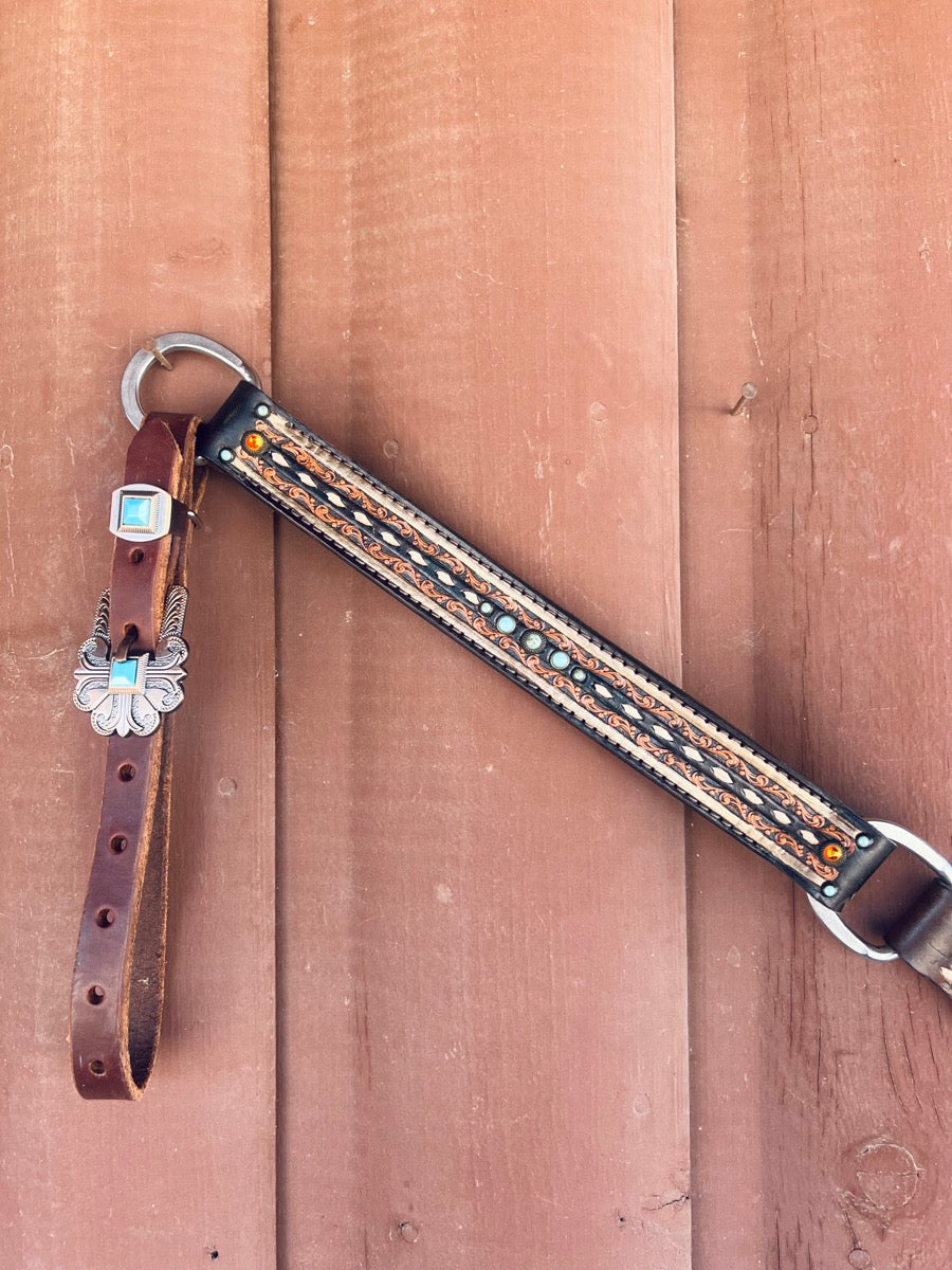 Southern Peak Leather Custom Breast Collar    BCL1126