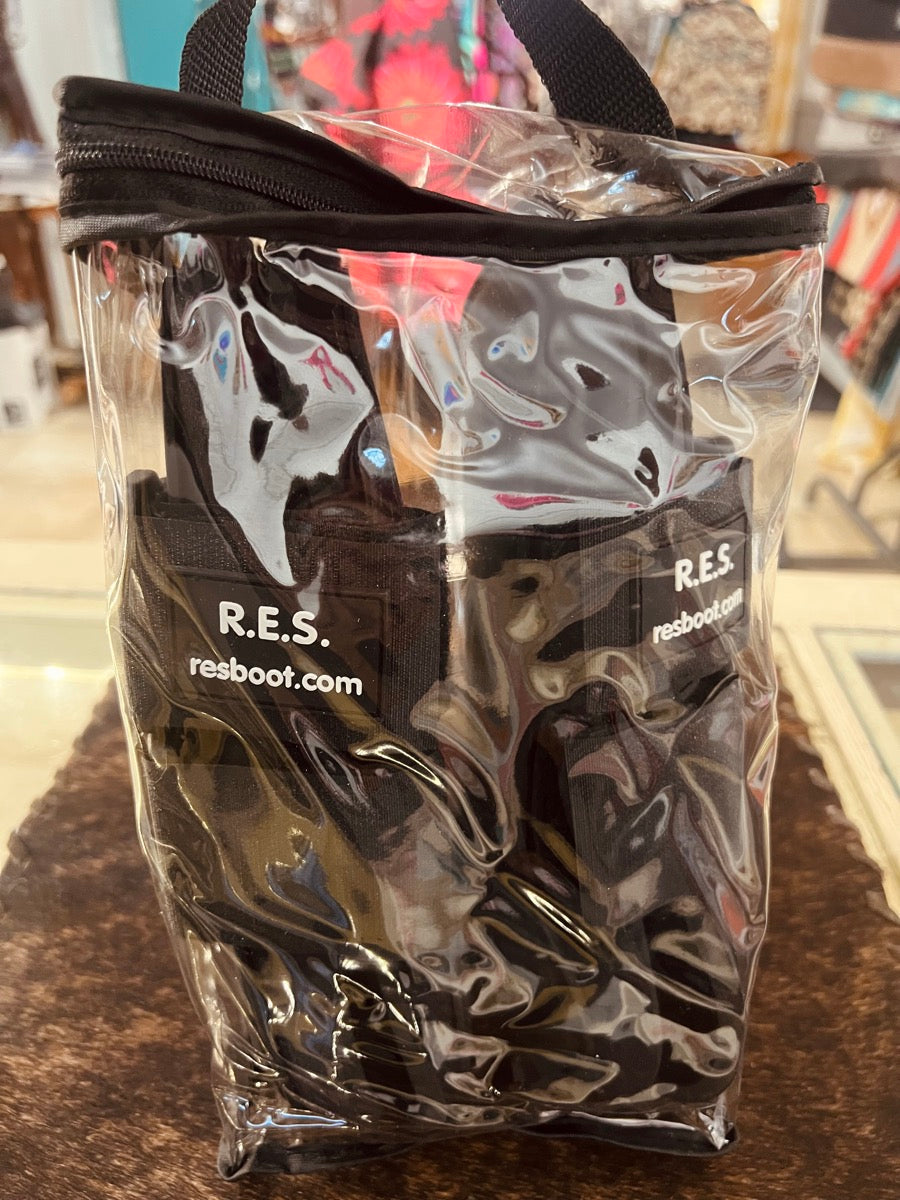 R.E.S. Open Front Sport Boot Tendon Horse Boot - Size Large