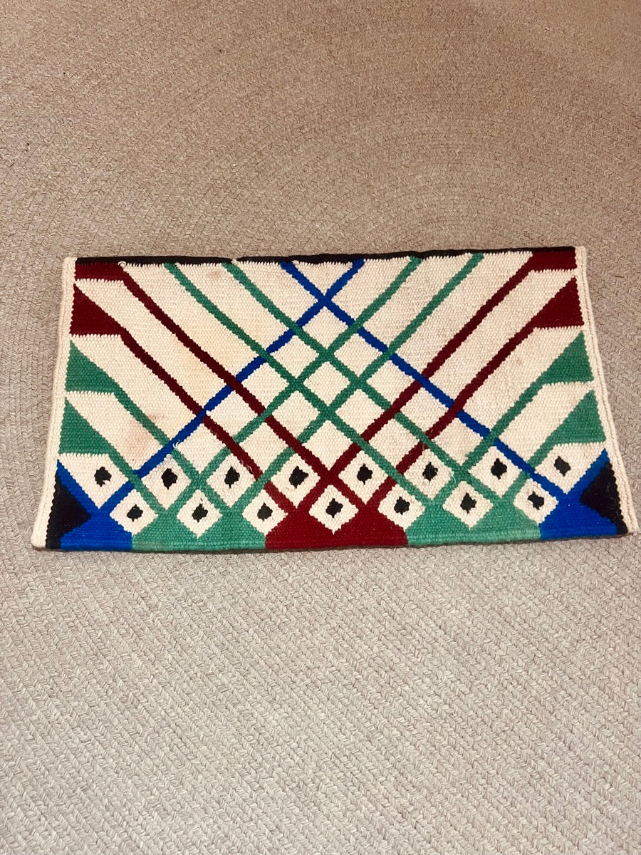 Tan 100% Wool Center Back Pads Saddle Blanket