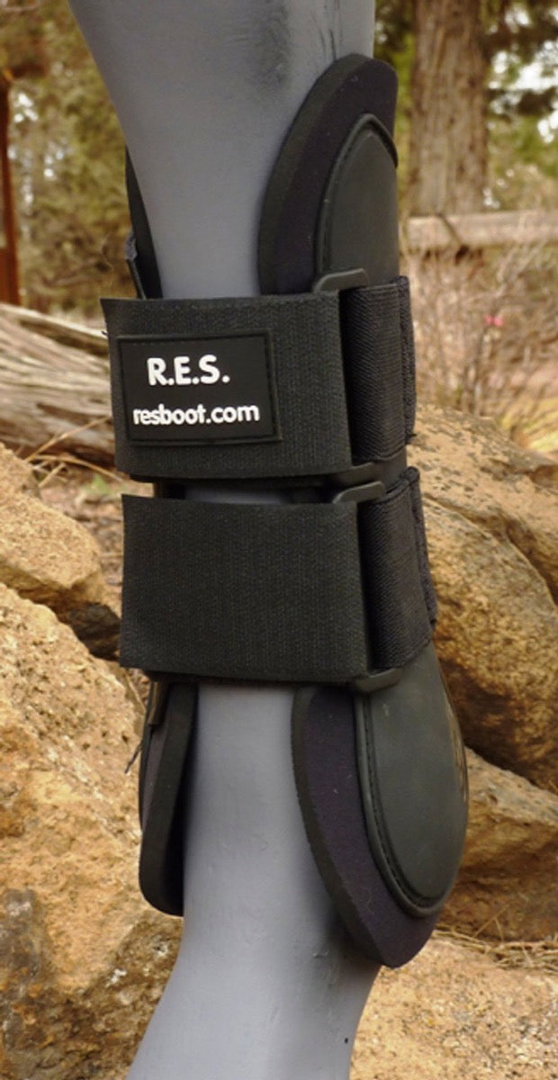 R.E.S. Open Front Sport Boot Tendon Horse Boot - Size Large