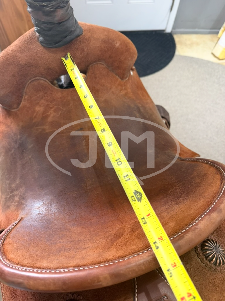 14" WW Burns Saddlery Team Roping Saddle