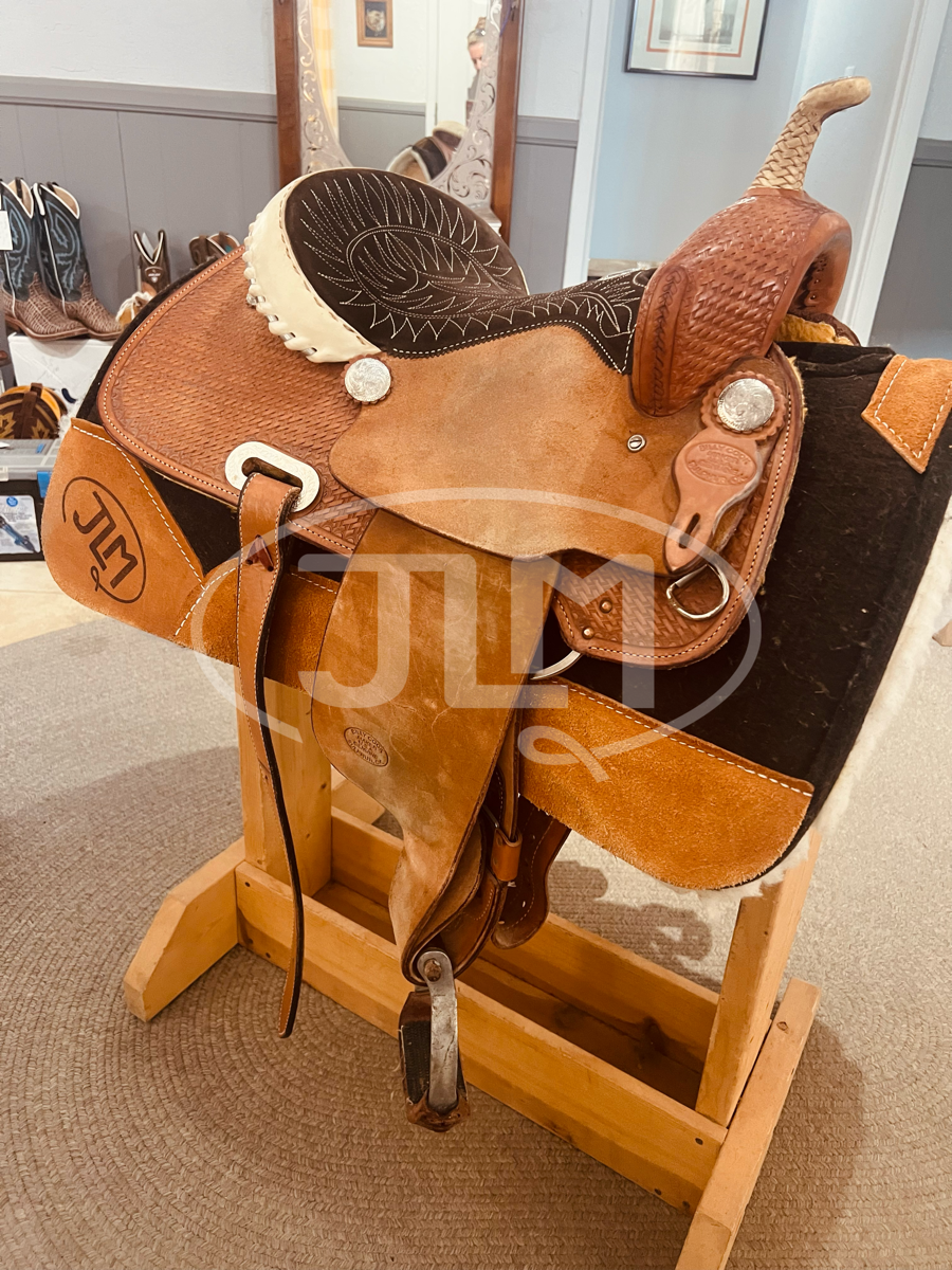 13.5" Genuine Billy Cook Barrel Saddle 1527