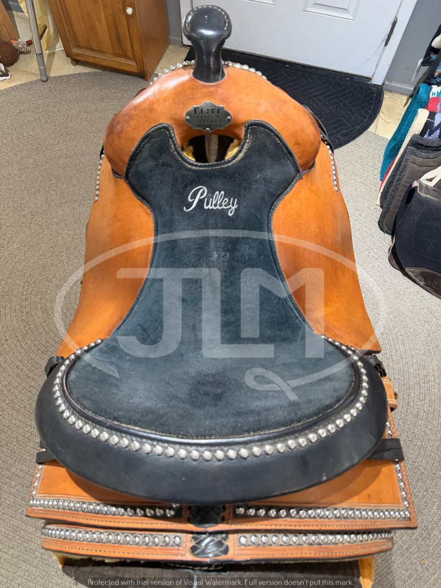 15" Elite Custom Saddles Lady Reiner Saddle     S1162