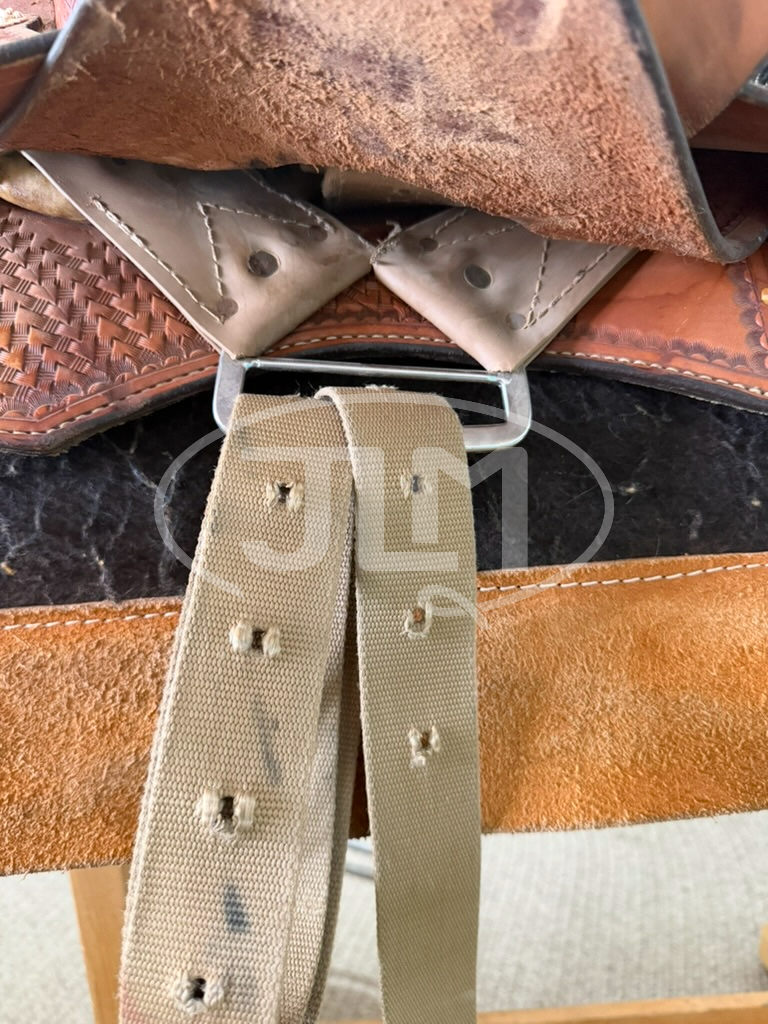 14.5" Double J Lynn McKenzie Nueva Barrel Saddle