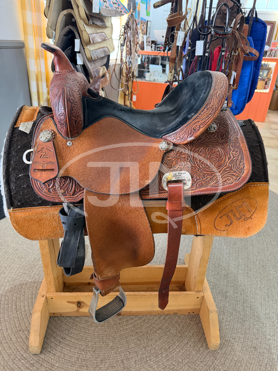 14" Circle Y Saddlery High Horse Proven Barrel Saddle