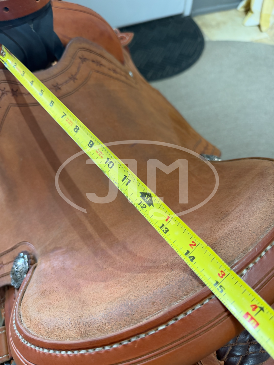 14.5" Handmade Custom Bowman Roper Team Roping Saddle