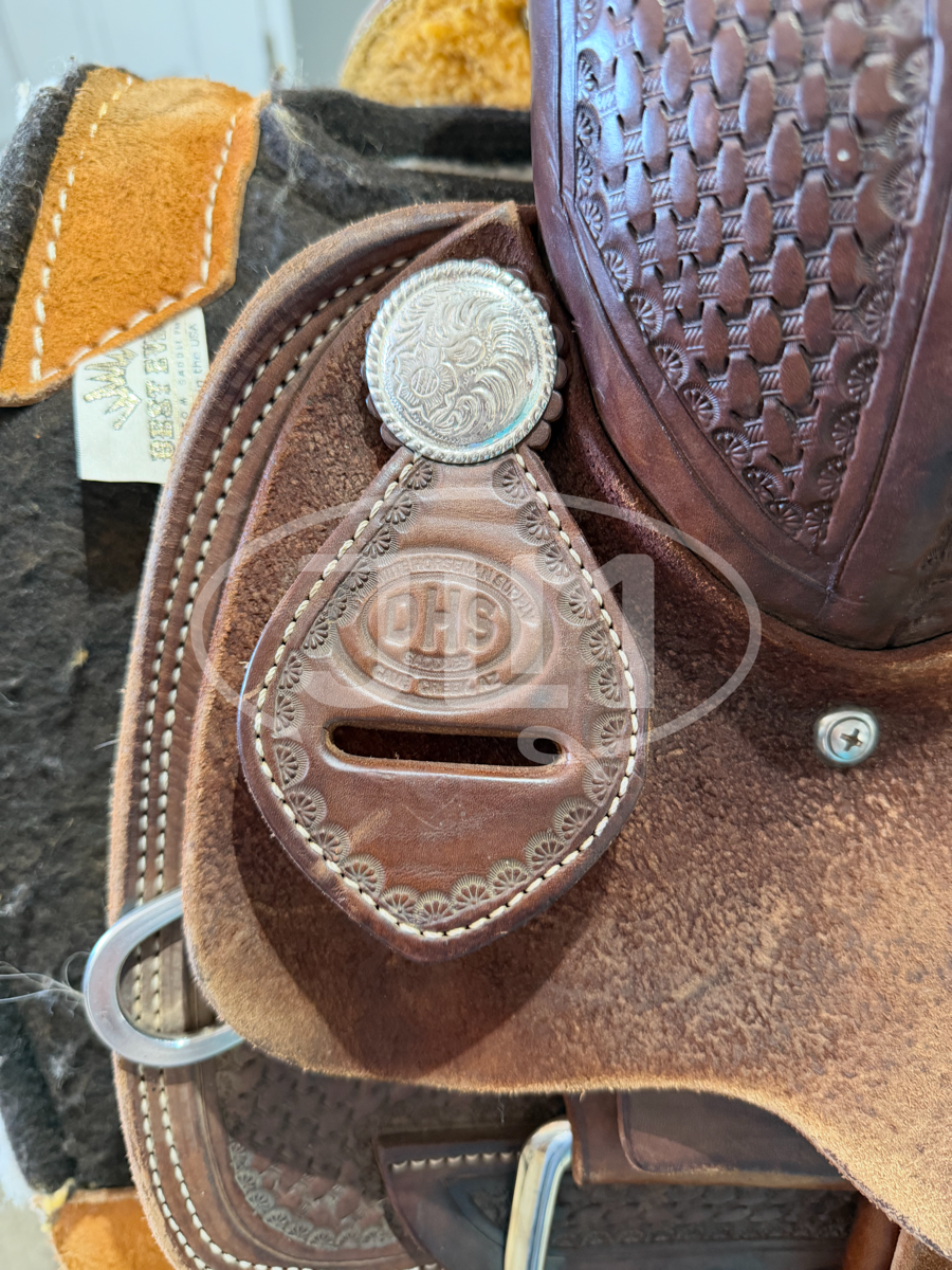 12.5" DHS Team Roping Saddle