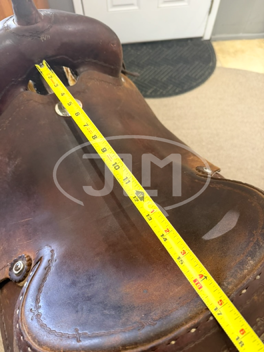16.5" Billy Cook Team Roping Saddle