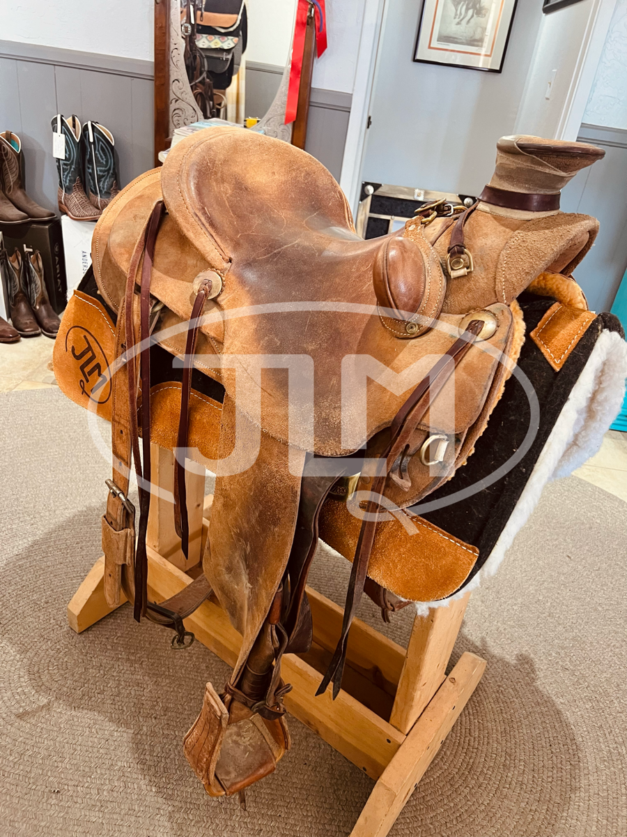 16" Wade Roughout Ranch Saddle by MK Saddles