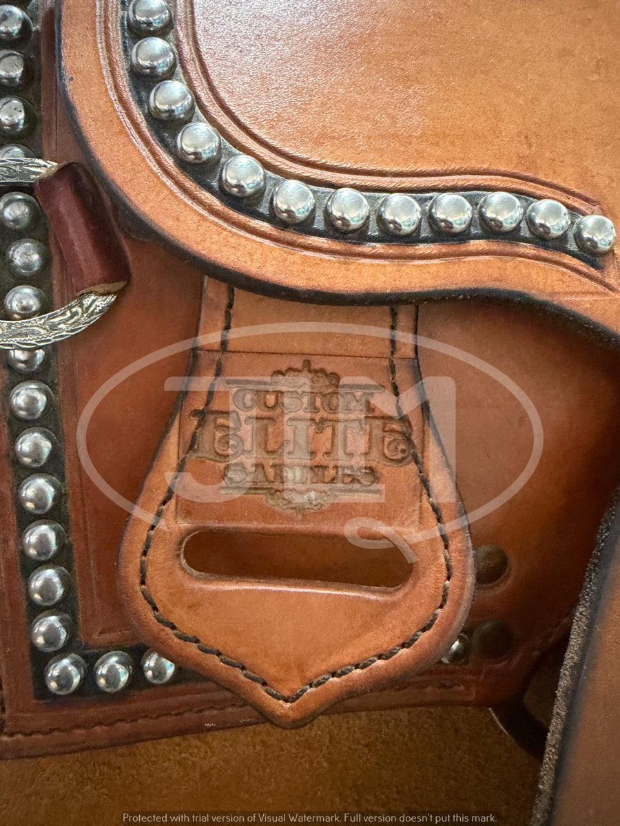 15" Elite Custom Saddles Lady Reiner Saddle     S1162