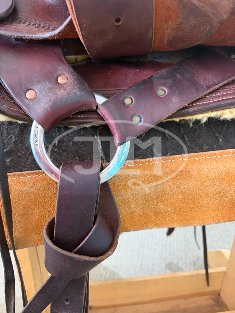 15.5" High Country Cowboy Company Dave Hulbert Custom Ranch Roper Saddle      S1112