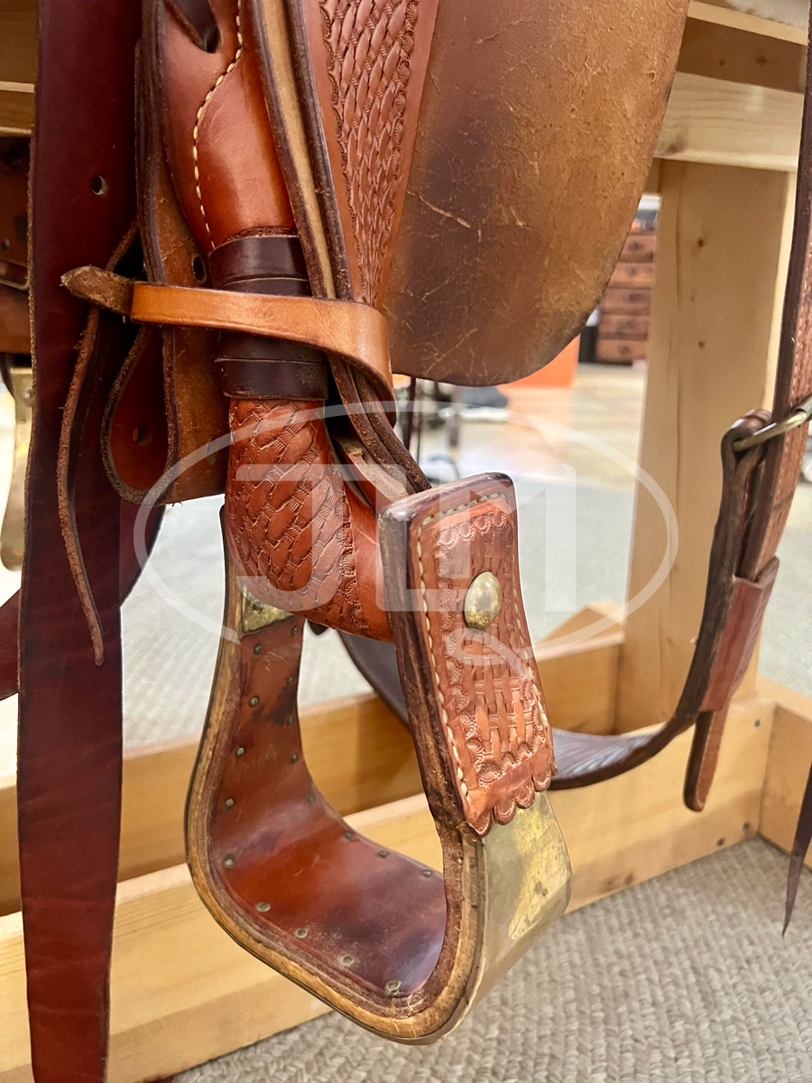 14.5" R. W. Covey Custom Wade Ranch Saddle
