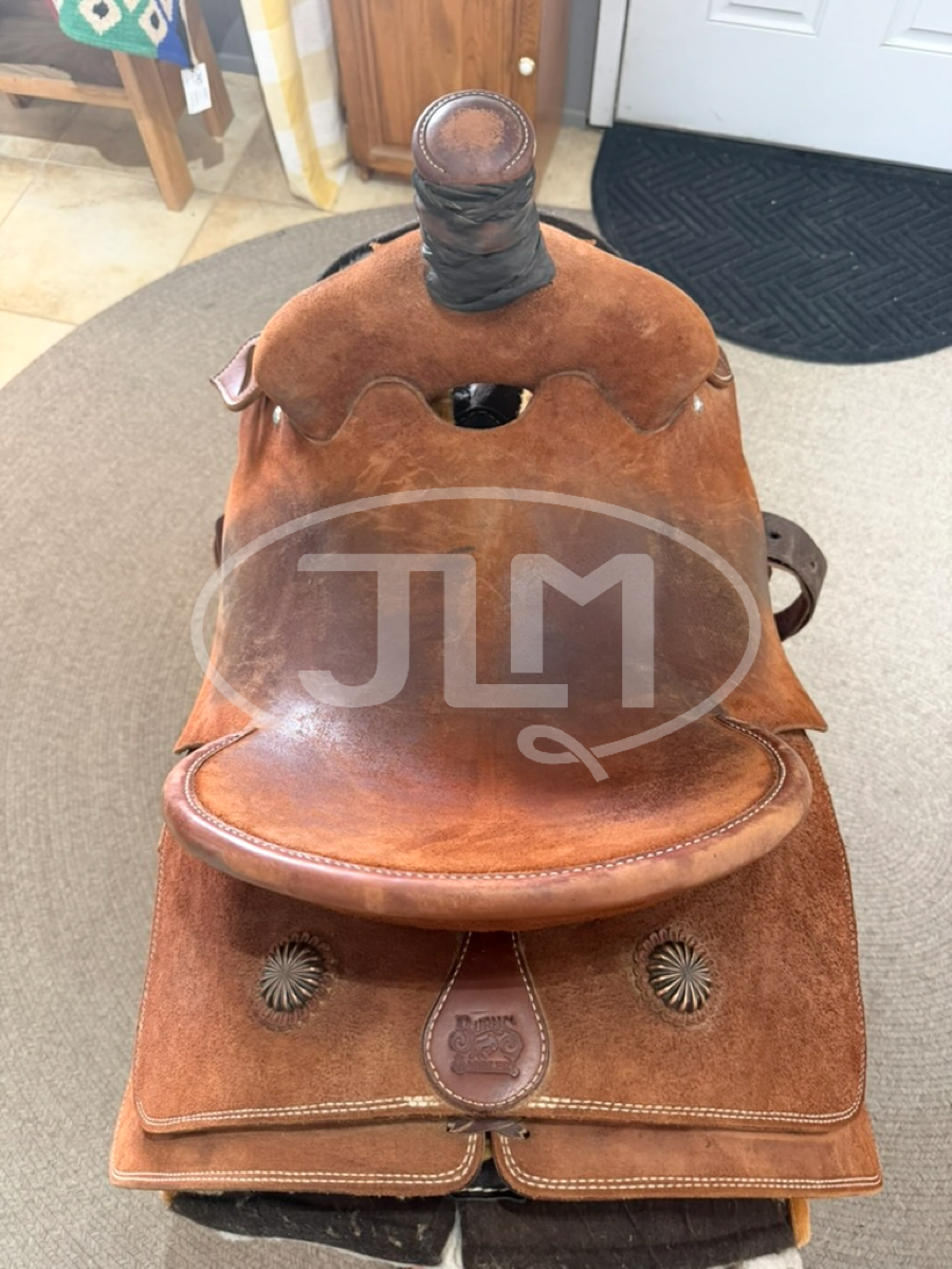 14" WW Burns Saddlery Team Roping Saddle