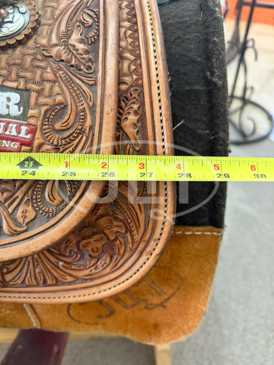 14.5" Jeff Smith Team Roping Saddle