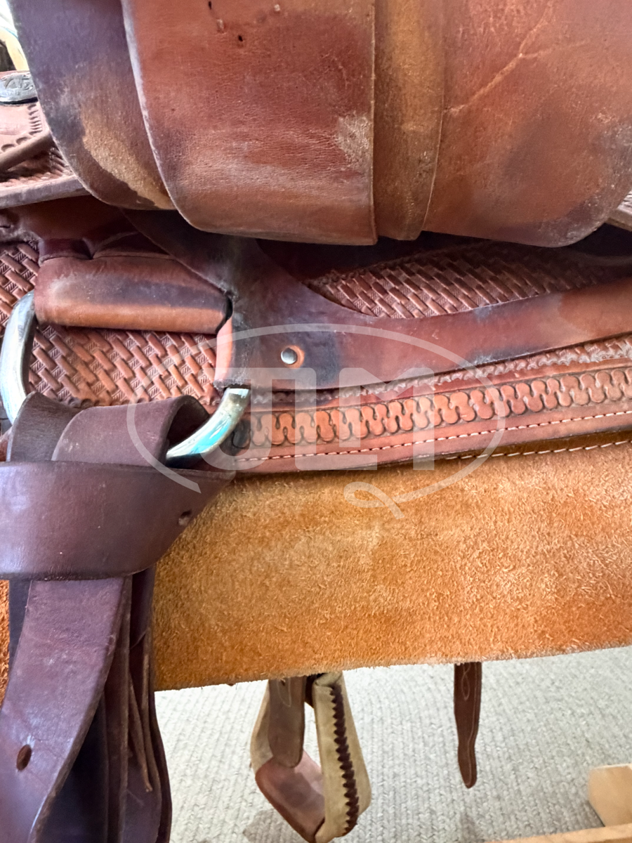 14.5" Corriente Team Roping Saddle    S1121