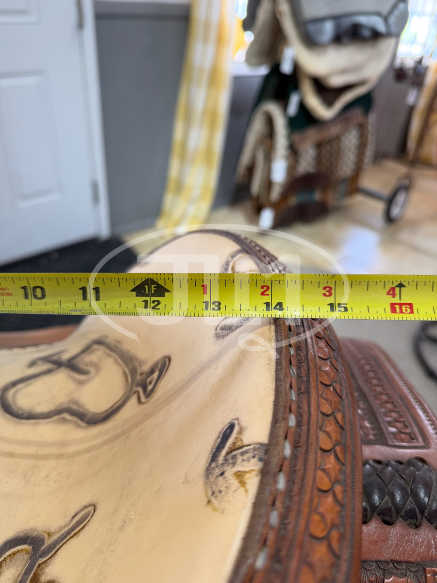 14" Irvine Saddlery All Around Saddle