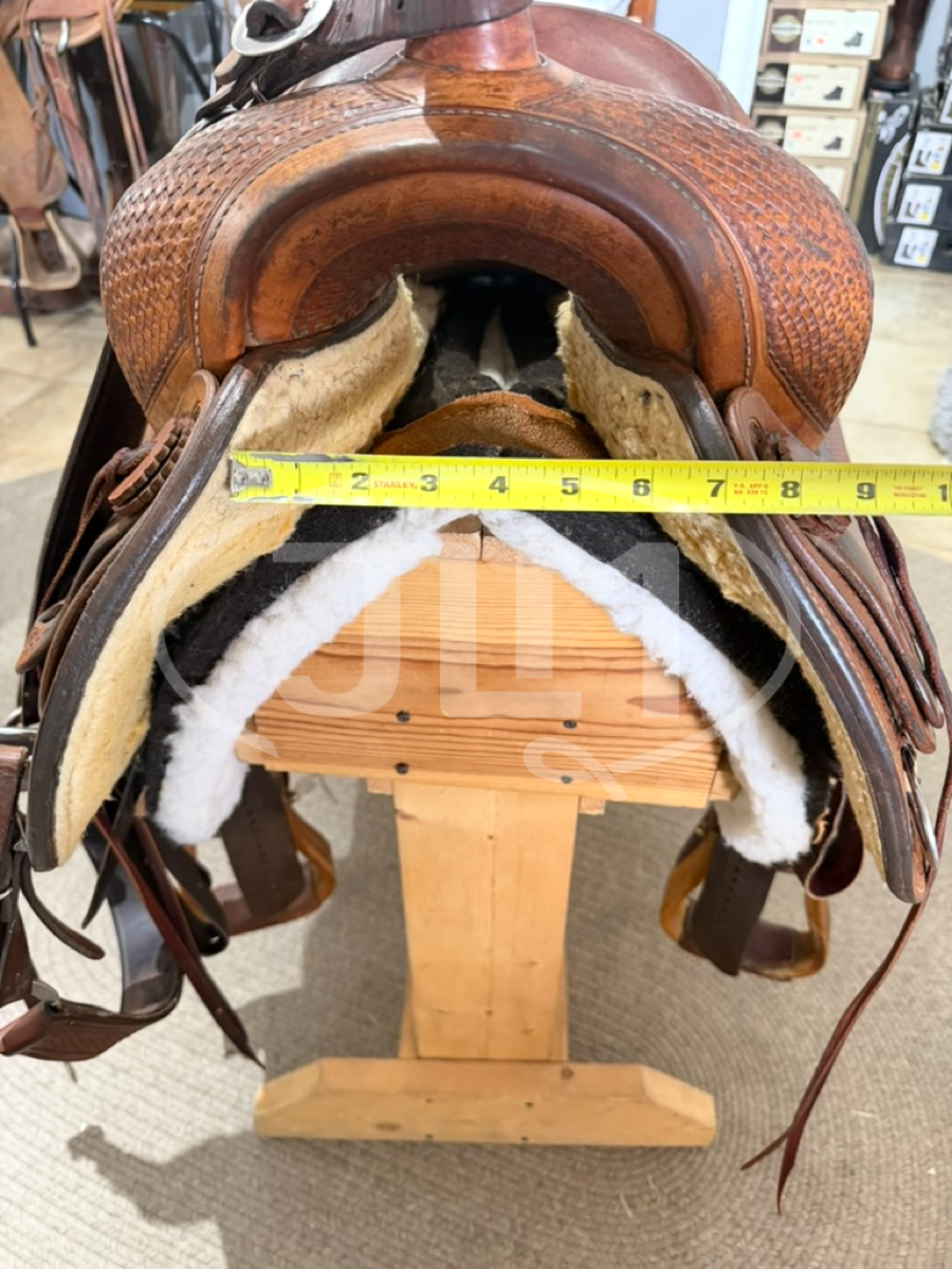 16" Bob's Custom Saddles Duane Latimer Reining Saddle    S1123