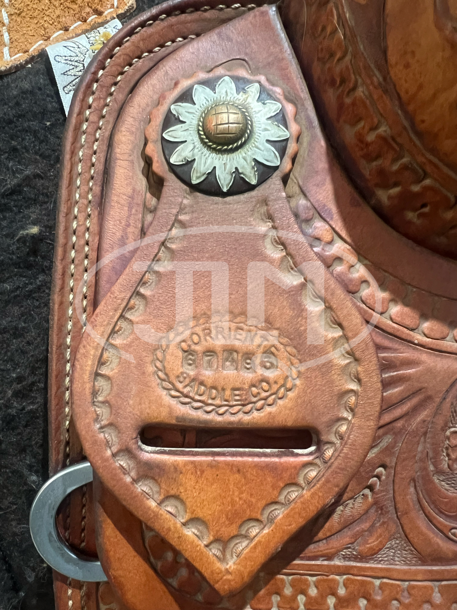 15.5" Corriente Team Roping Saddle