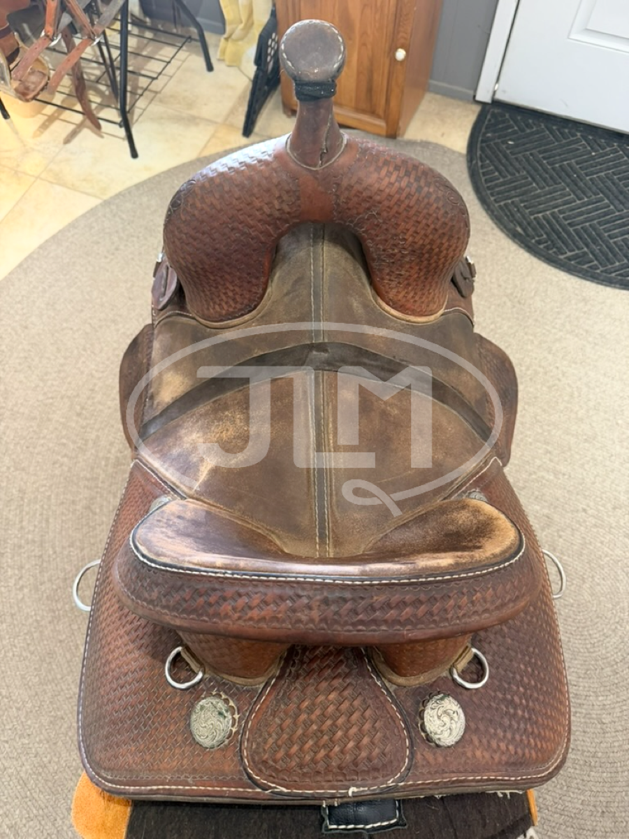 14" Bob Marshall Sports Saddle by Circle Y Treeless Barrel Saddle