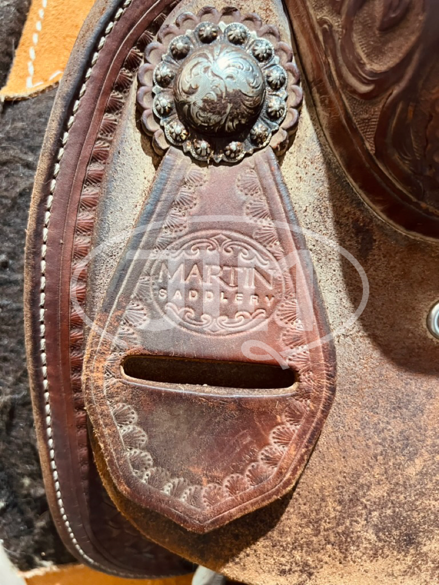 15" Martin Saddlery USTRC Team Roping Saddle