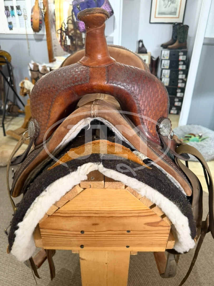 14.5" Bob Marshall Sports Saddle Treeless Barrel Saddle