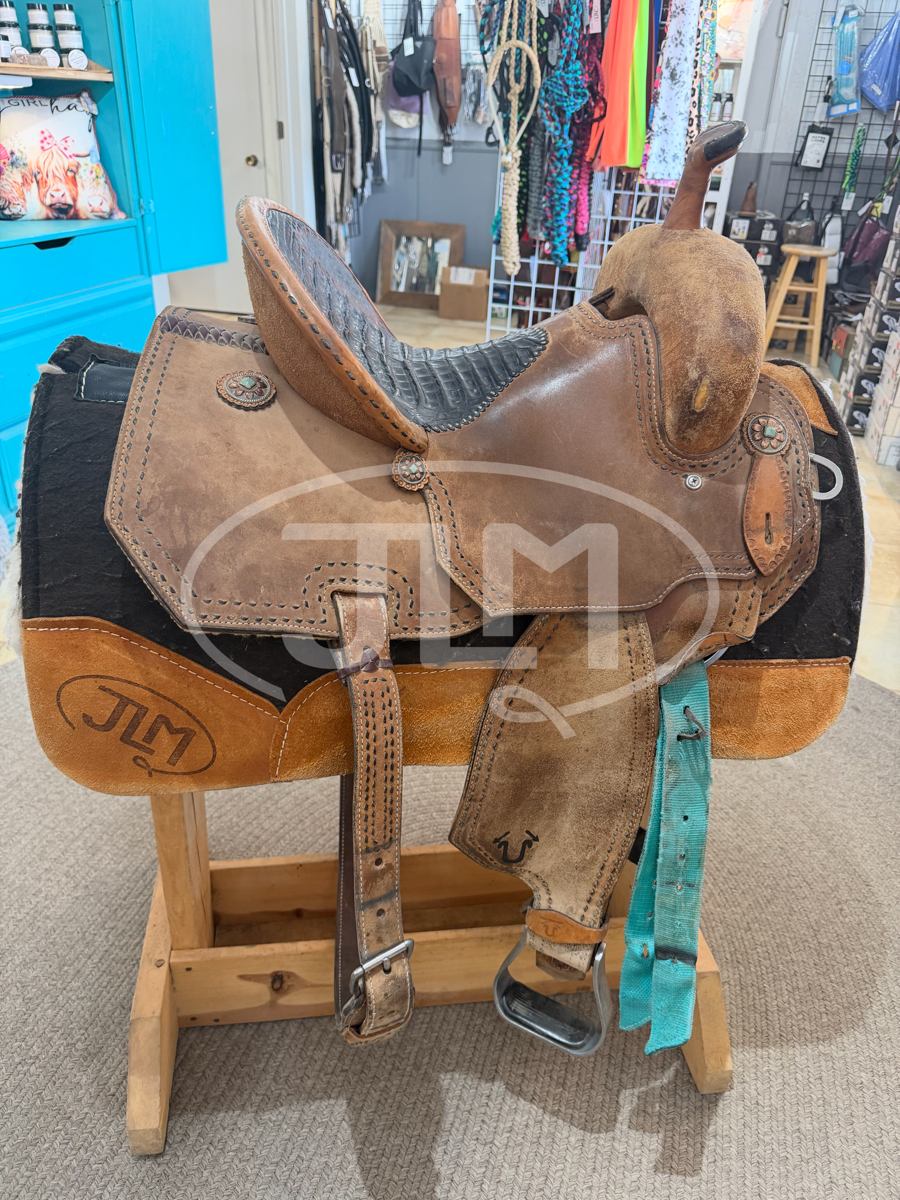 14" Usher Branded Barrel Saddle