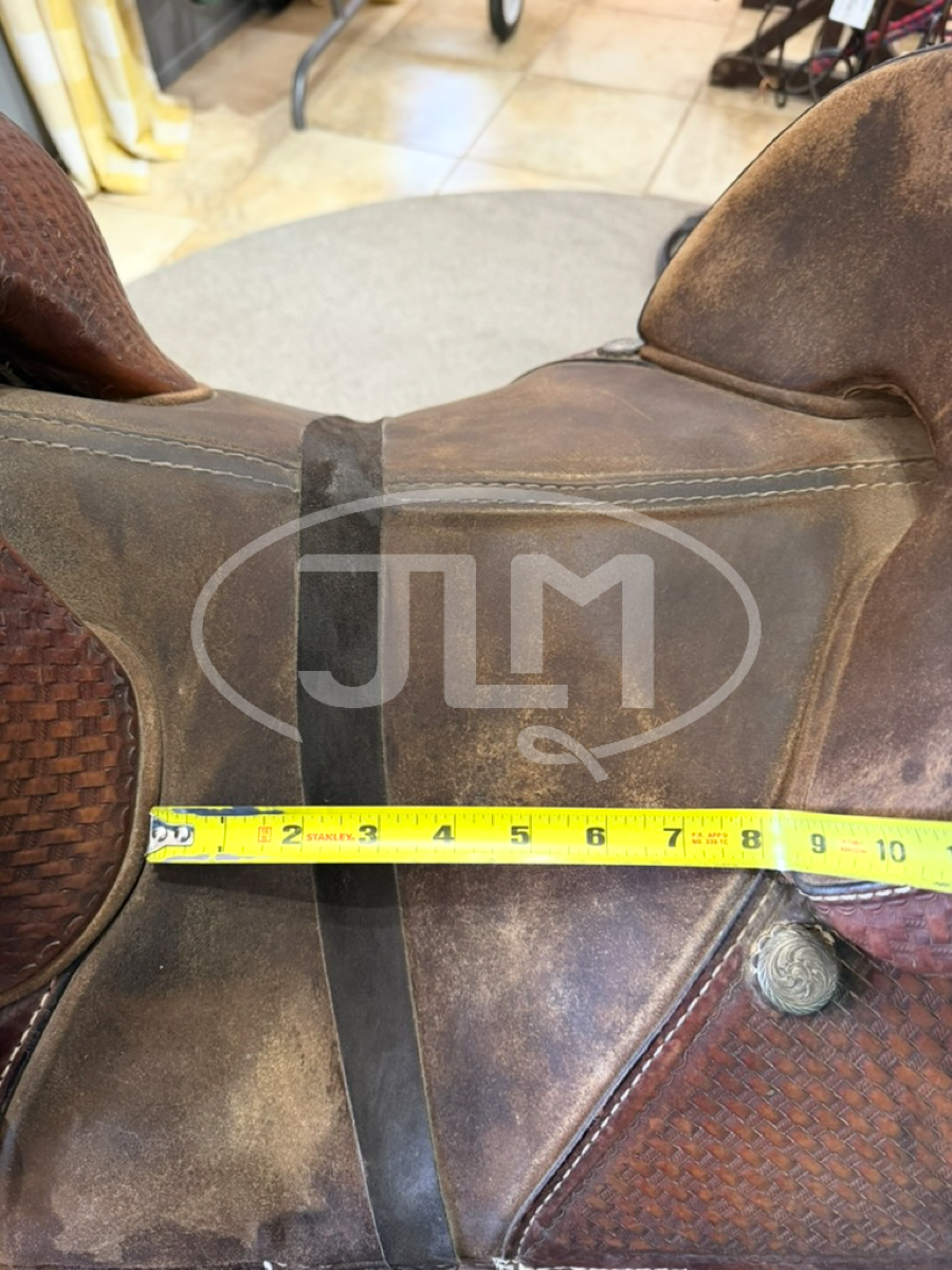 14" Bob Marshall Sports Saddle by Circle Y Treeless Barrel Saddle