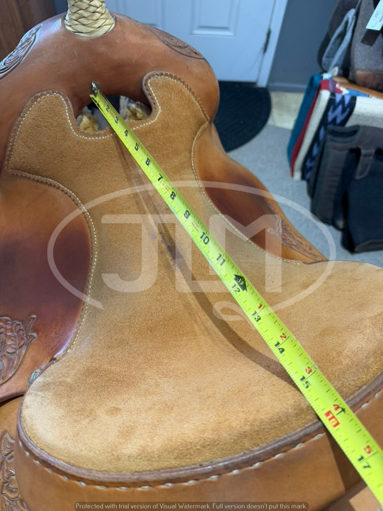 15.5" Reining Saddle by Riata Saddles Wickenburg AZ      S1158
