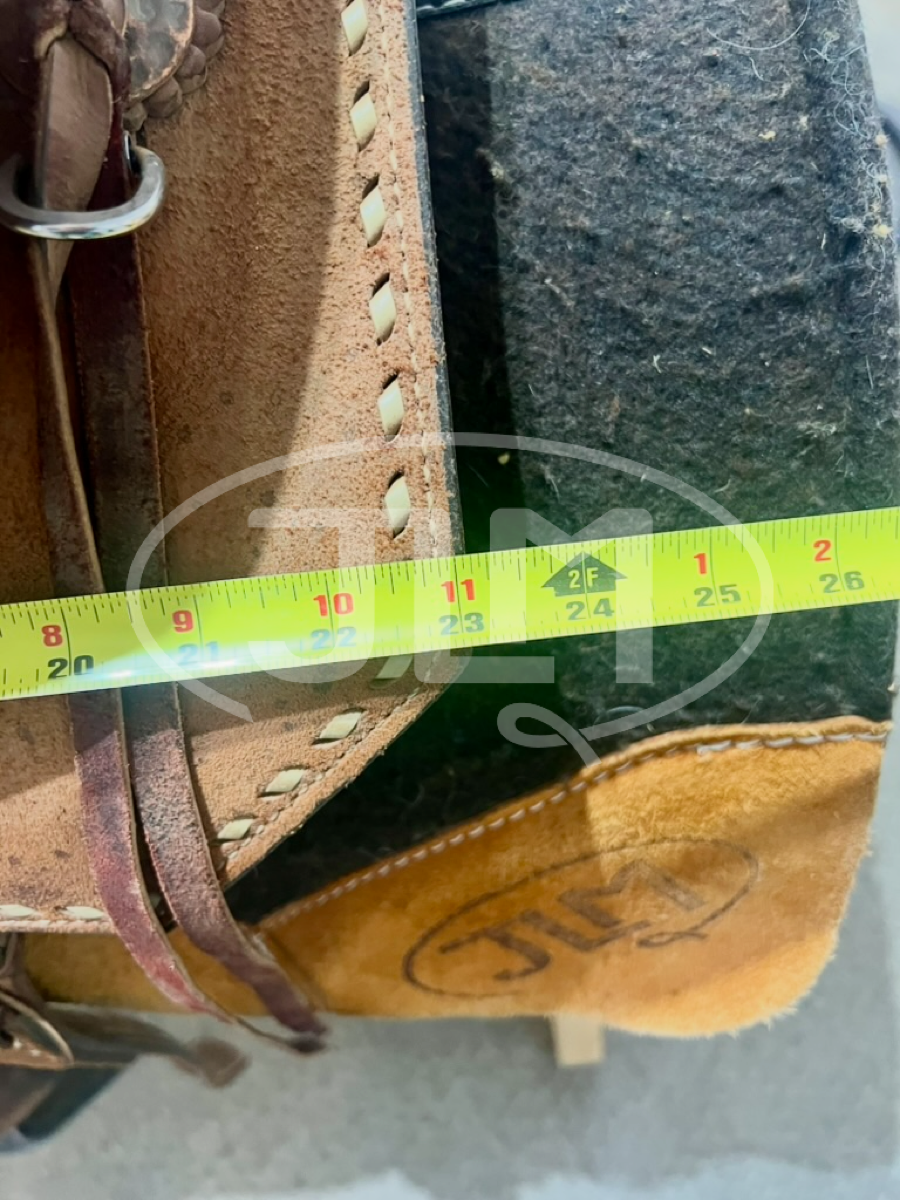 14" X Wide Double J Elite Pro Barrel Saddle