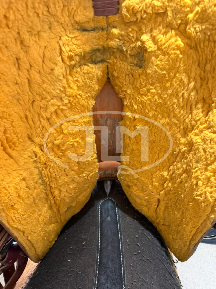14.5" Jeff Smith Team Roping Saddle