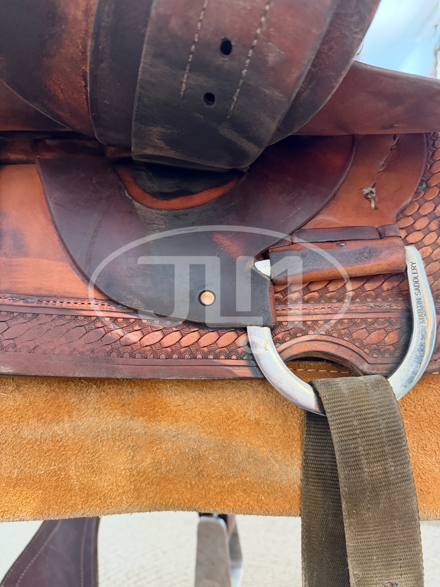 15" Martin Saddlery Team Roper Saddle    S1118