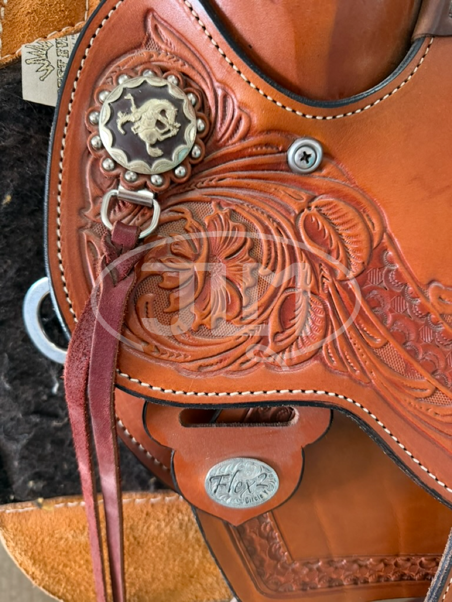 16" Circle Y Walnut Grove Flex2 Trail Saddle
