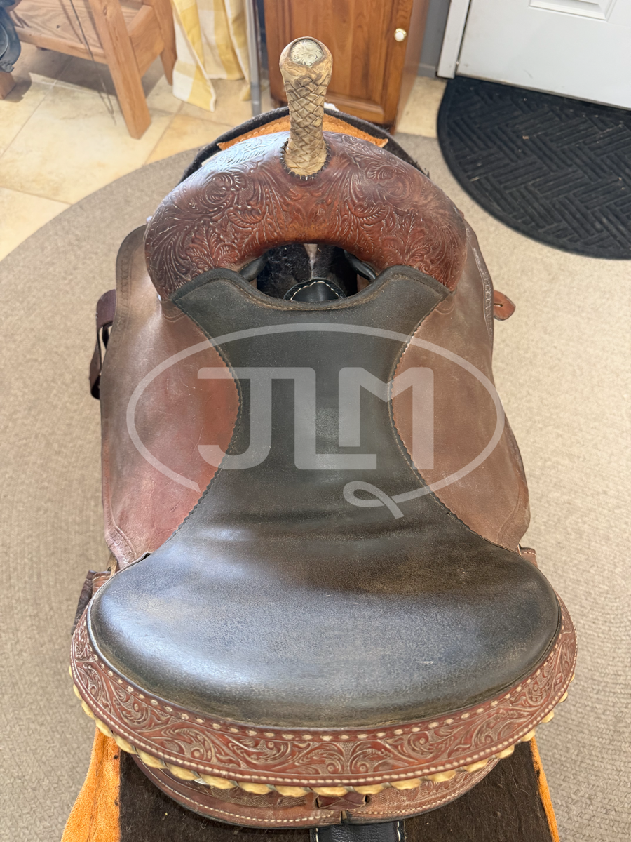 15" Circle Y Kelly Kaminski Shooting Star Barrel Saddle