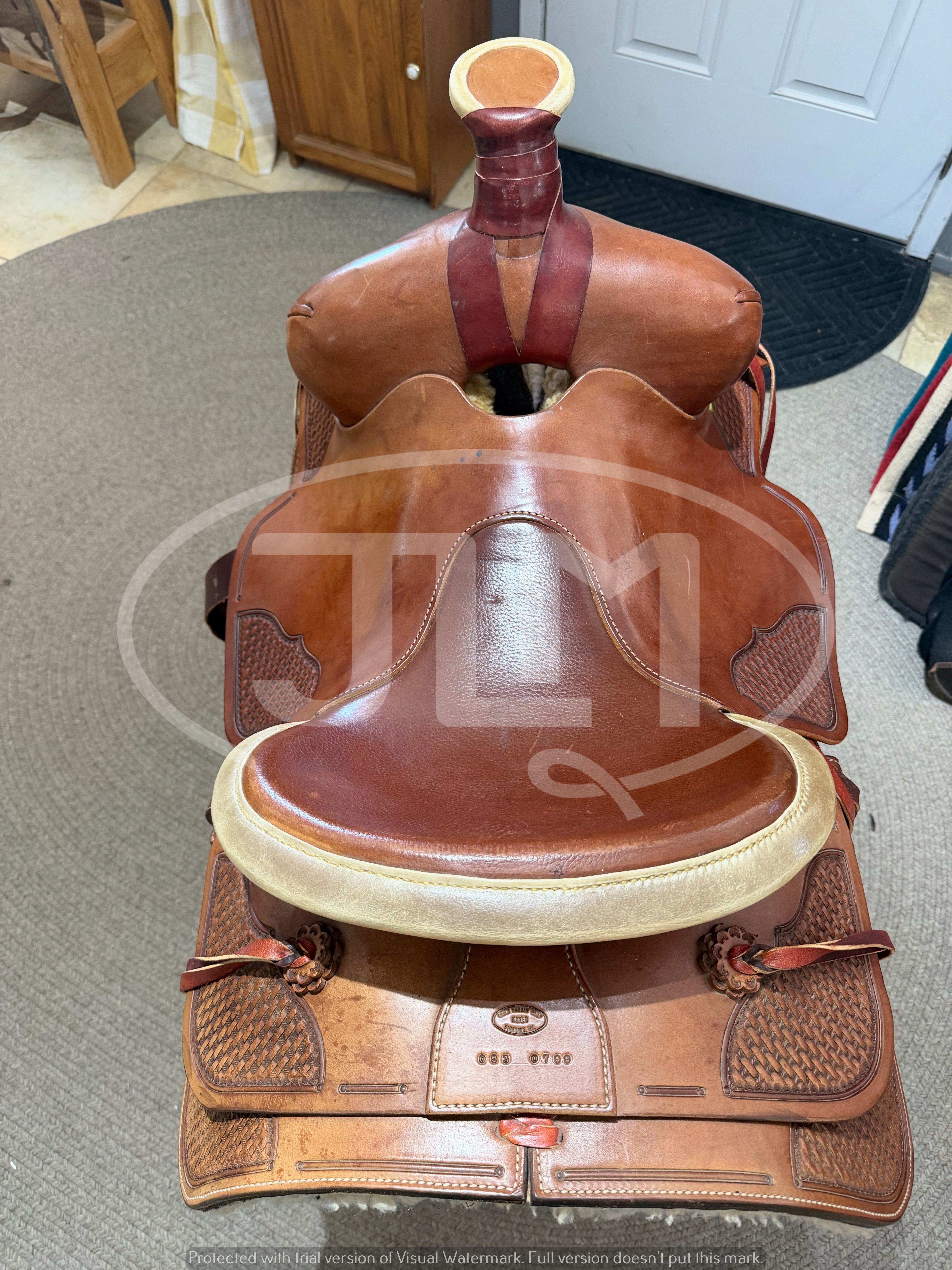 14.5" Ranch Roper Saddle by Tom's Saddle Shop Pinedale WY     S1156
