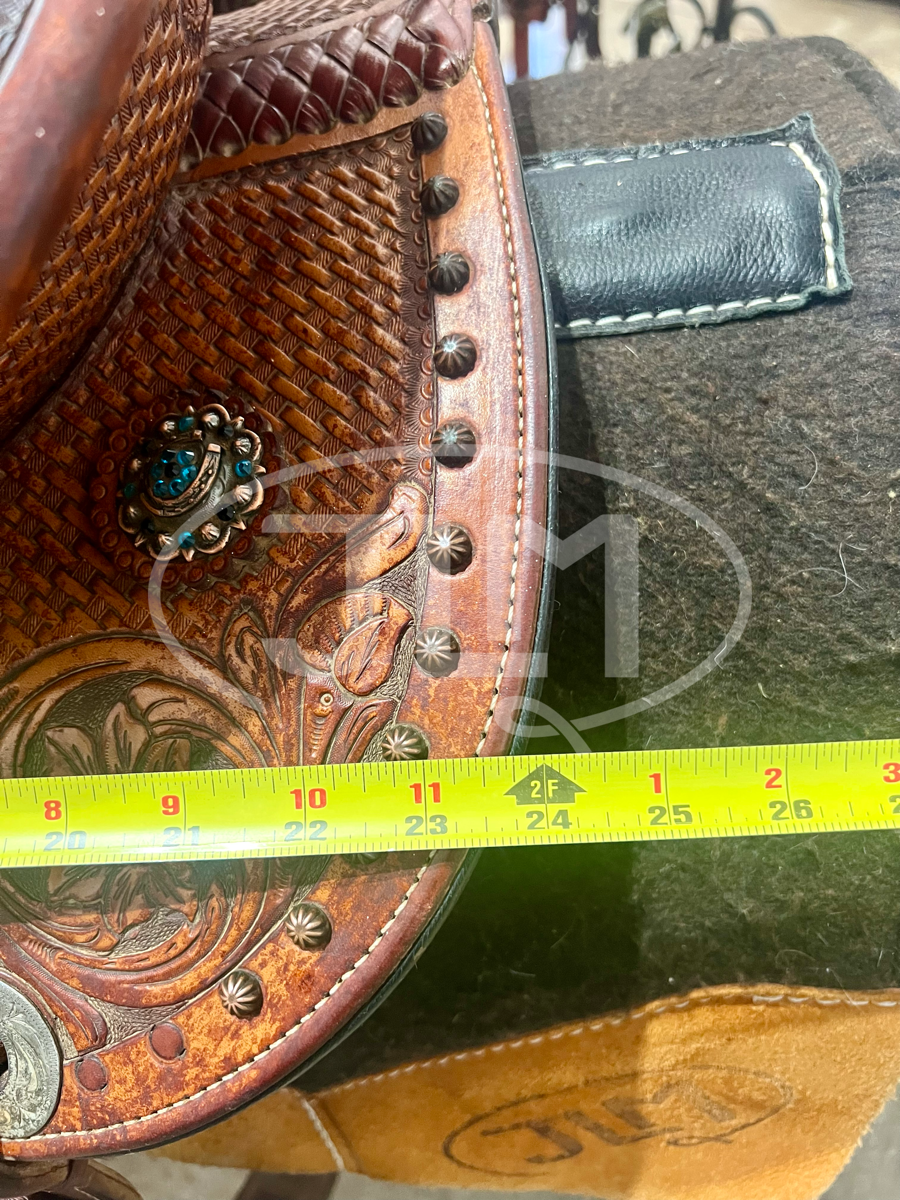13.5" Cactus Saddlery Marlene McRae Special EFFX Barrel Saddle
