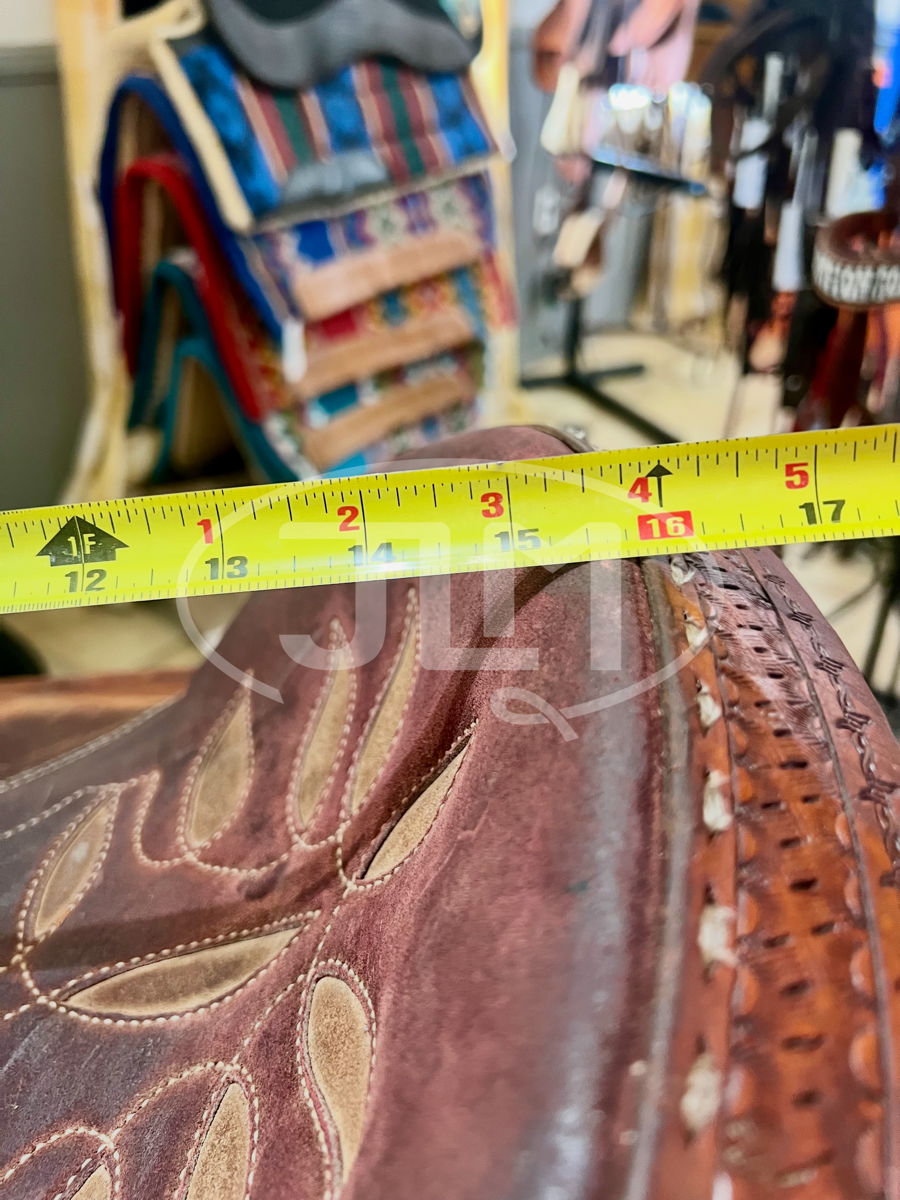 15.5" Double J Saddlery Lynn McKenzie Special Barrel Saddle