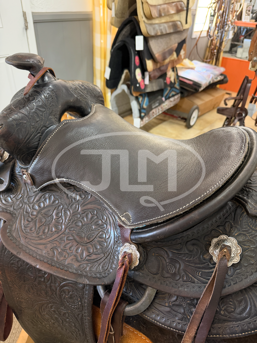 14" Vintage Western Ranch Saddle    S1120