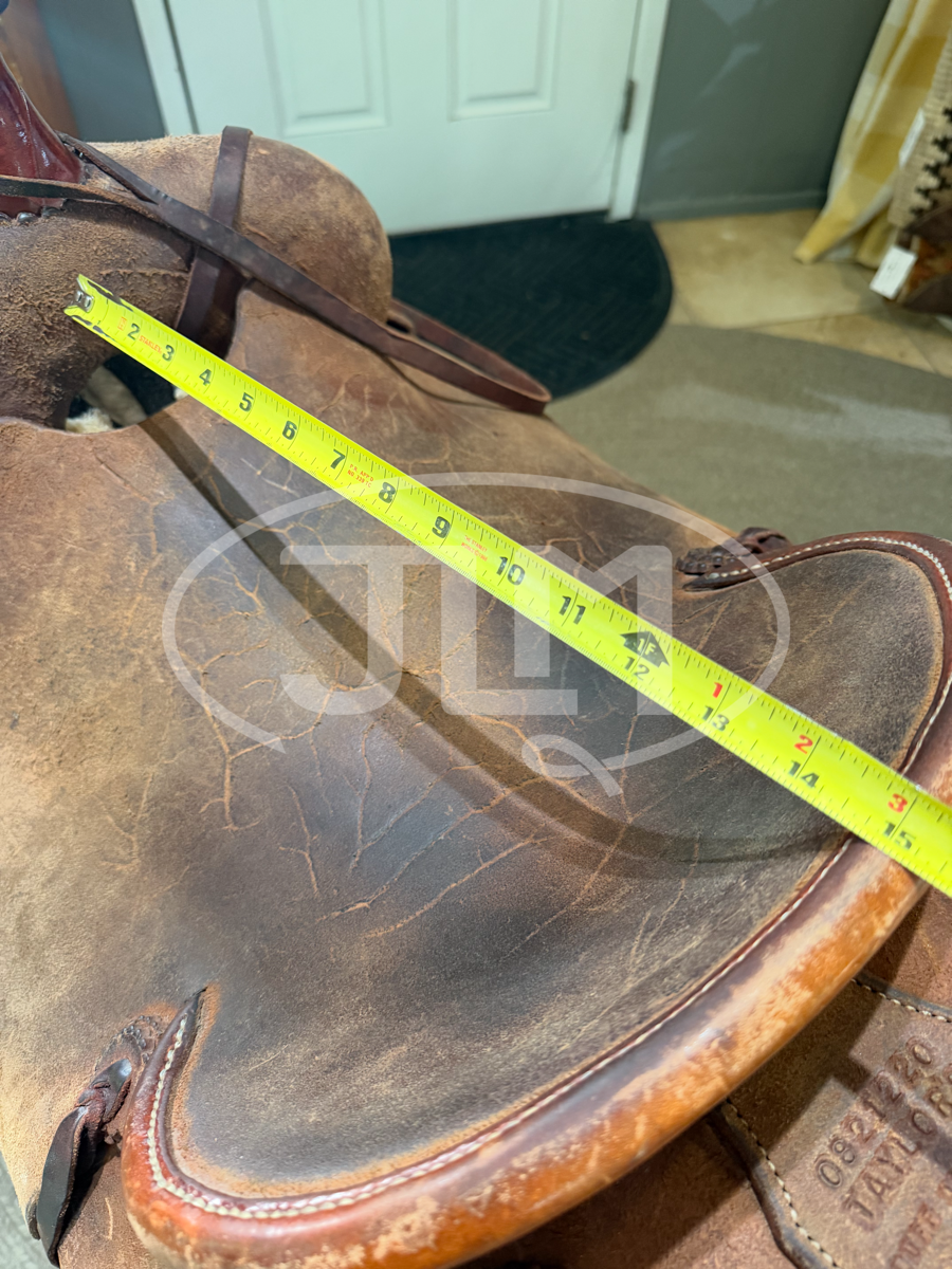 15" Taylor's Saddle Shop Team Roping Saddle