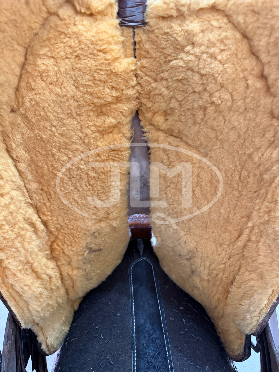 15" Twister Saddle Shop Team Roping Saddle