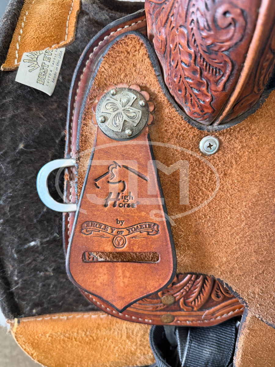 14" Circle Y Saddlery High Horse Proven Barrel Saddle