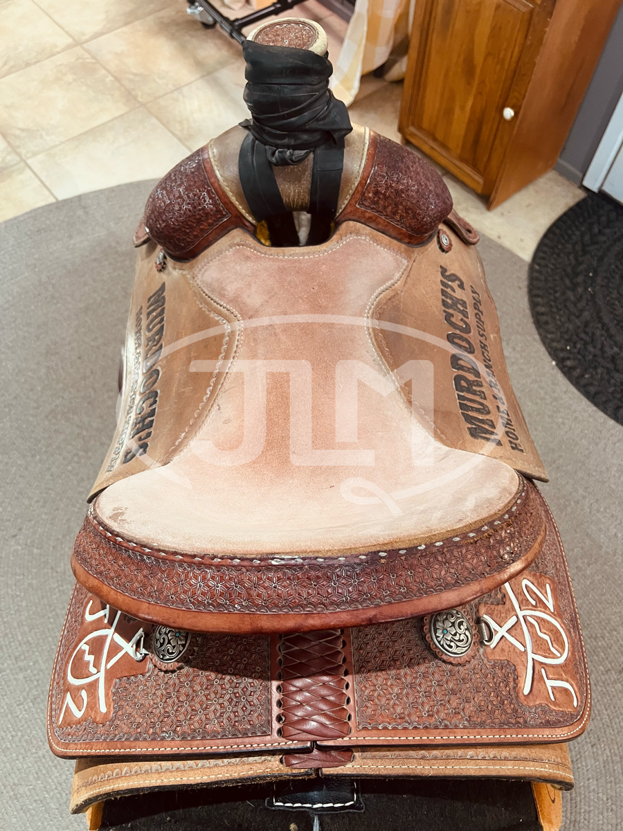 14.5" Reinsman Cheyenne Frontier Days Trophy Team Roping Saddle